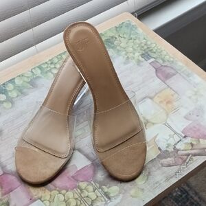 Elegant Tan Women's Slide Sandals